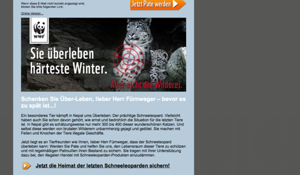 WWF E-Mailing
